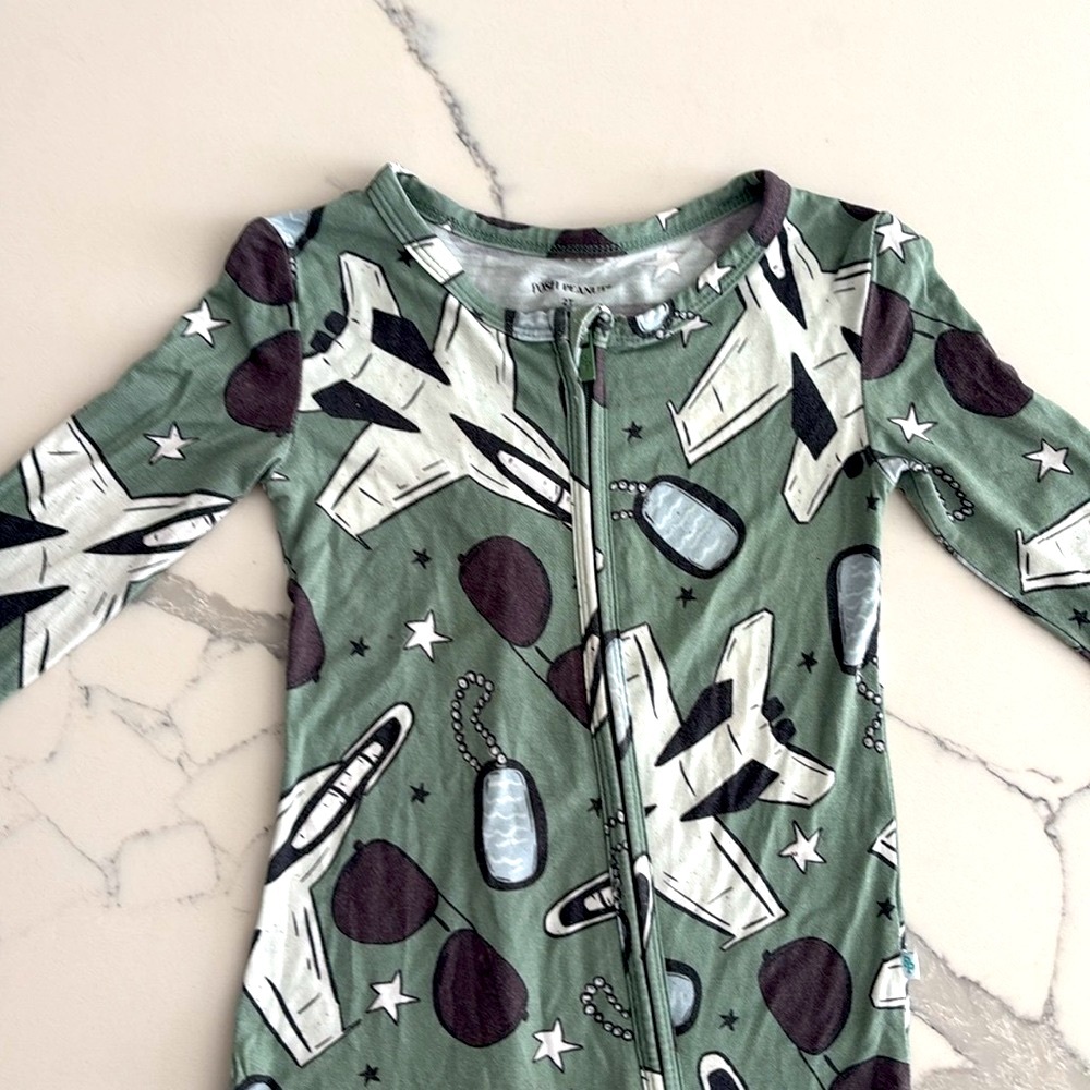 Posh Peanut Airman Bamboo zip up